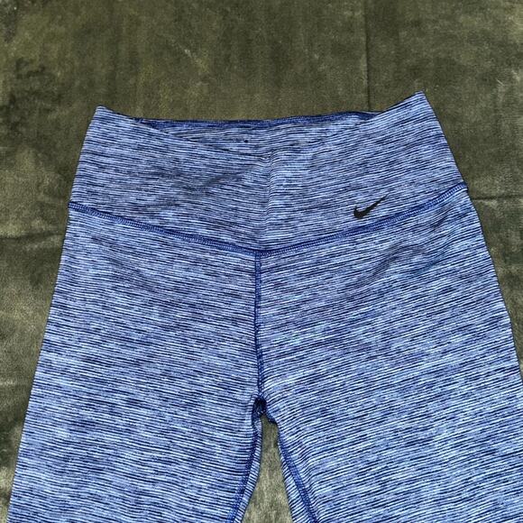 Nike Dri-Fit Ten Plastic Bottles One Legend Leggings Women's Small Black Blue - Picture 3 of 8